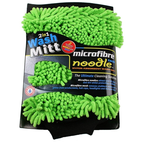 Kent Manusa Microfibra 2 In 1 Spalare Auto Noodle Wash Mitt KT Q2429